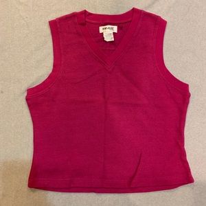 Unisex Top Elite Golf Vest Burgundy (Modified Tag)
